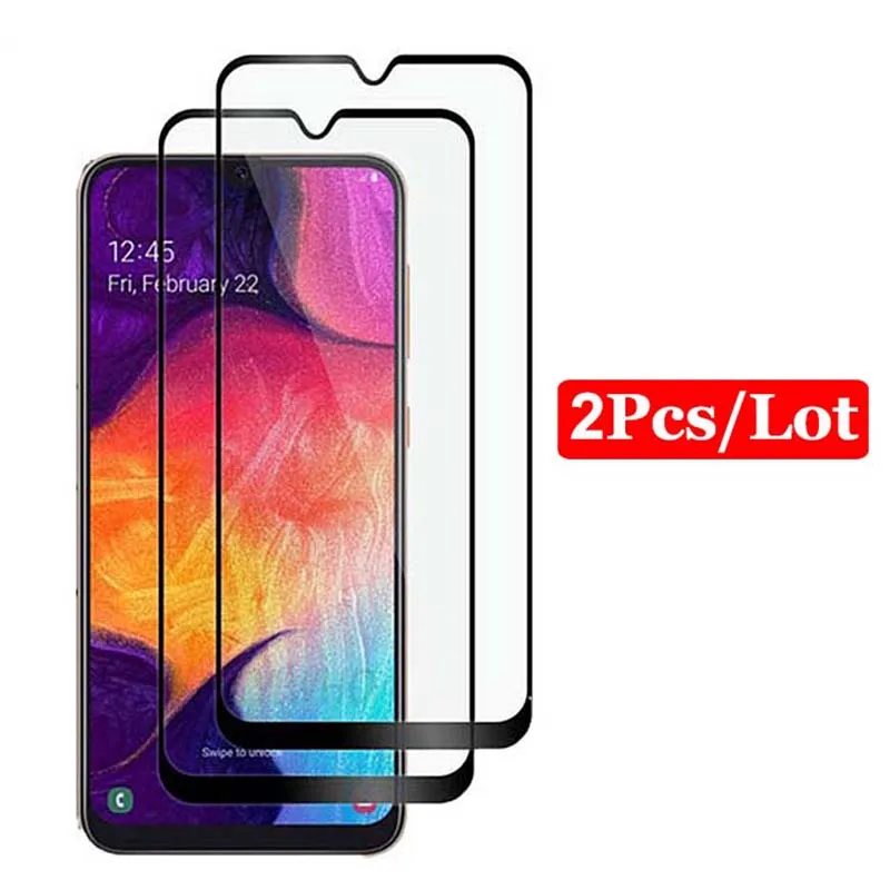 2 шт. для samsung A30 A40 A50 A70 2019 защитное стекло на samsung Galaxy M10 M20 M30 Защитная пленка для экрана из закаленного стекла