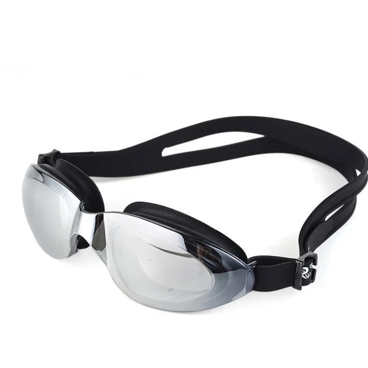 

Swiss And ruihe Anti-fog UV-Protection Electroplated Plated Luo High Quality Large Frame Swimming Goggles