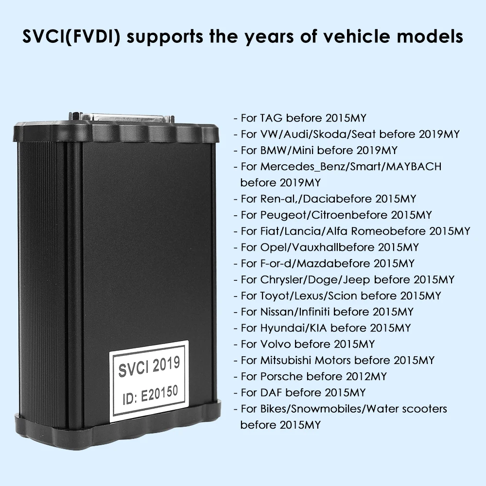 SVCI FVDI с ко всем функциям для VVDI2 V2016 V2015 V2014 FVDI J2534 неограниченное количество abrites