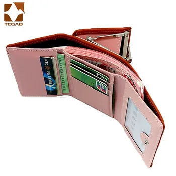 

wallet for Women 2020 Lady Short Women Wallets Short Money Purses Small Three Fold Animal Panda Female Coin Purse money bag