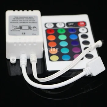 

Free shipping 1 pcs Best price 24 Keys IR Remote Controller for led strip DC12V