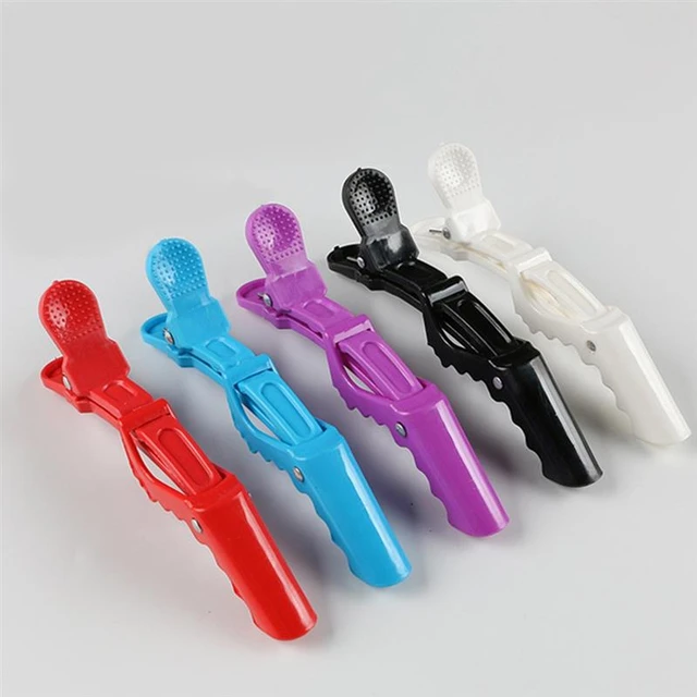 12 Mini Hair Claw Clips Clamps Small 1.5CM Plastic Hair Clips Grips Pins UK