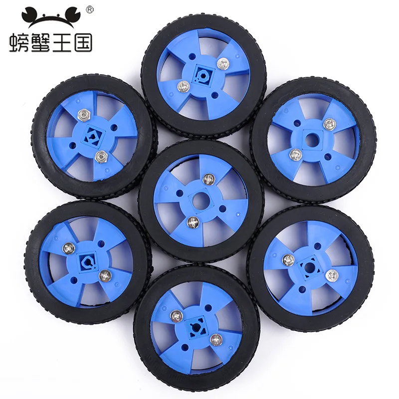 

Crab Kingdom Small Car Tire Robot 1: 10 Smart Wheel Model Tire DIY Toy Accessories