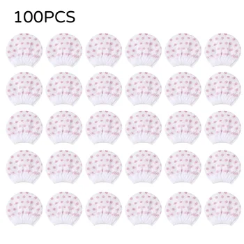 

100PCS Disposable Non-Woven Microphone Cover Windscreen Caps for KTV Recording Room Protective Accessories