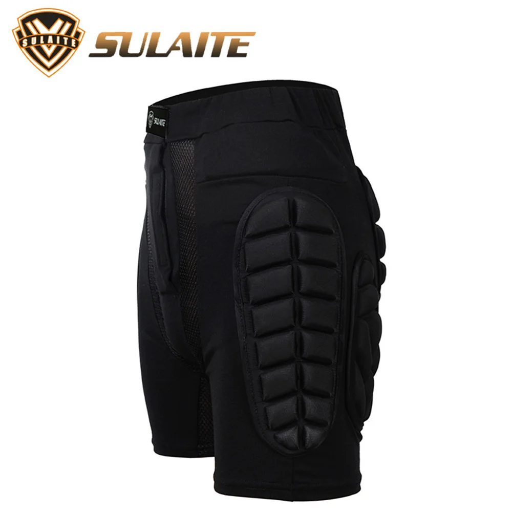 Прочные Защитные шорты для катания на коленях щитки бедра черные тренировочные лыжные гонки на открытом воздухе защита ягодиц