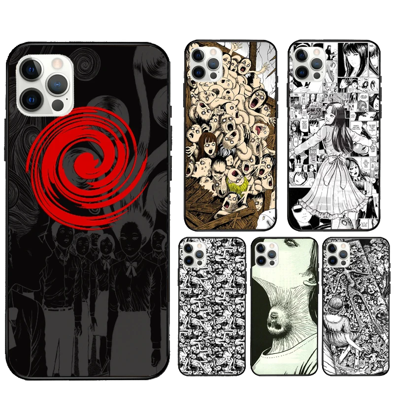 Чехол для телефона Junji Ito Tees с ужасами iPhone 12 Pro Max Mini XR X XS SE 2020 6S 7 8 Plus 11 | Мобильные