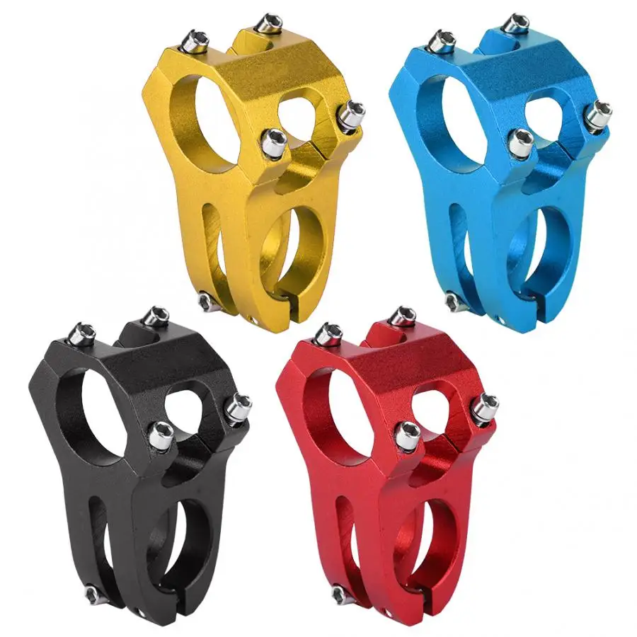 31.8mm Hollow Bicycle Handlebar Stem Aluminum Alloy Cycling Bike Mountain Road Short Parts | Спорт и развлечения