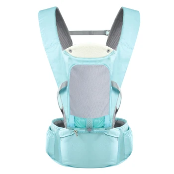 

Shoulders Strap Padded Baby Carrier Sling All Season Adjustable Waist Stool Backpack Front Holding Outdoor Hands Free Breathable
