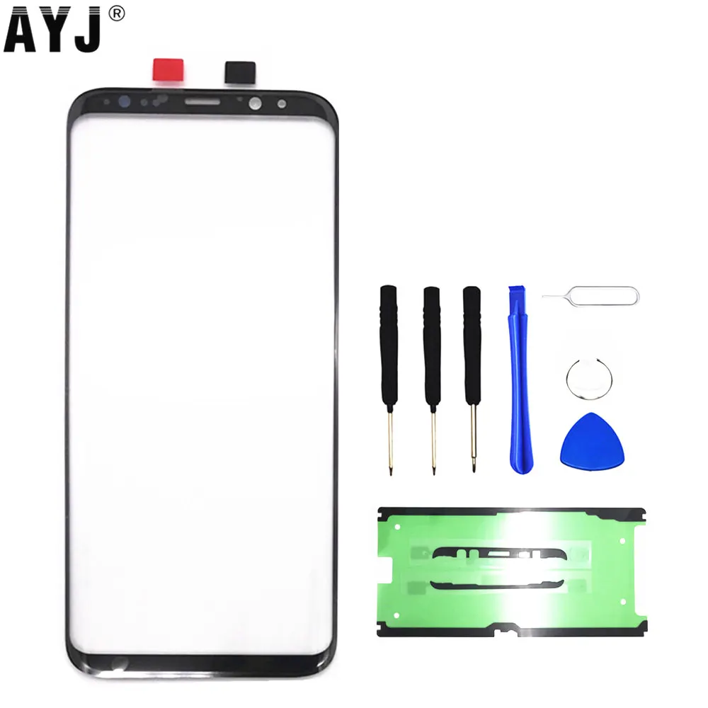 ЖК-Передняя стеклянная панель для Samsung Galaxy S8 S9 Plus дисплей внешний сенсорный экран