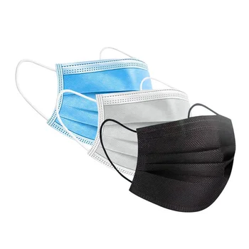 

In Stock! Fast Delivery Face Mask 20 / 50 / 100pcs Face 3 Layers Mouth Masks Non Woven Disposable Anti-Dust Mask Earloops Masks