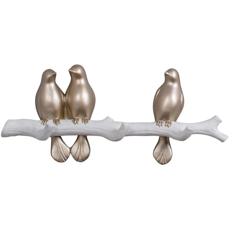 Birdie hook живёт в метопе, чтобы украсить балкон спальни, гостиная, установка стены, кабинет современный и контрактный украшение - Цвет: 3niao