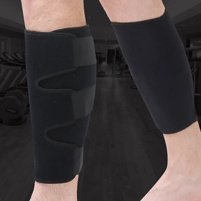 1 Piece Neoprene Compression Calf Sleeve Adjustable Calf Support Sport  Football Running Leg Protection Sleeve Cover Shin Wrap