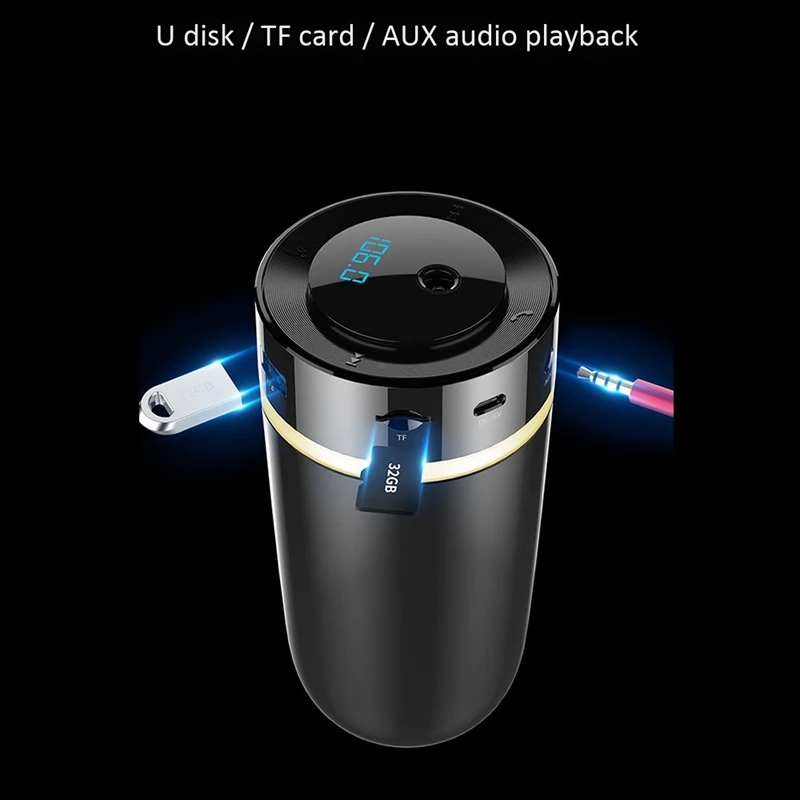Автомобильный диффузор S10 увлажнитель воздуха для дома Bluetooth MP3 умные
