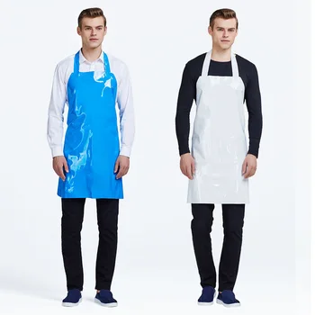 

TPU Apron Waterproof Oil-proof Short type Work Aprons Soft Comfortable Kitchen Industrial Lab Chemical Protective Clothing