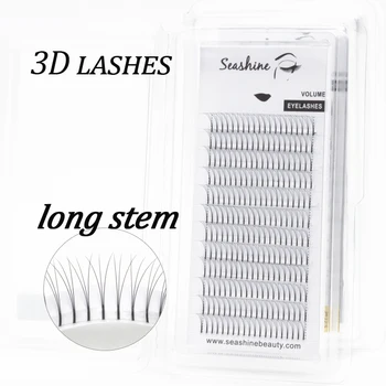 

2 Tray Blink Russian Volume 3D Premade Fans False Eyelash Extension 9-14mm Long C D Curl Makeup Beauty 100% Handmade Free Shipp
