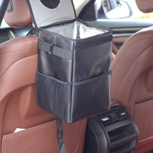 AOZBZ портативный автомобильный мусорный ящик Оксфорд с крышкой и боковыми карманами герметичный водонепроницаемый автомобильный мешок для мусора для автомобиль внедорожник Грузовик