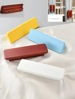 

HQ WW01 6 Colors Solid Wood Rectangle Cupboard Closet Cabinet Furniture Handle Knob Drawer Locker Pull Free Screws