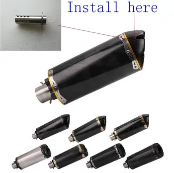 

High quaTwo Brothers Exhaust Silencer Motorcycle Exhaust Muffler DB Killer Silencer End Catalyst DB Killer Two Brothers Silencer