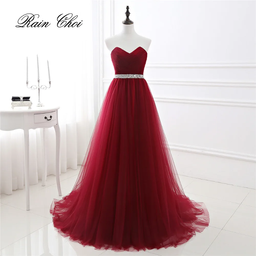 

Women Evening Dresses 2019 Sweetheart Floor Length Long Formal Prom Dresses