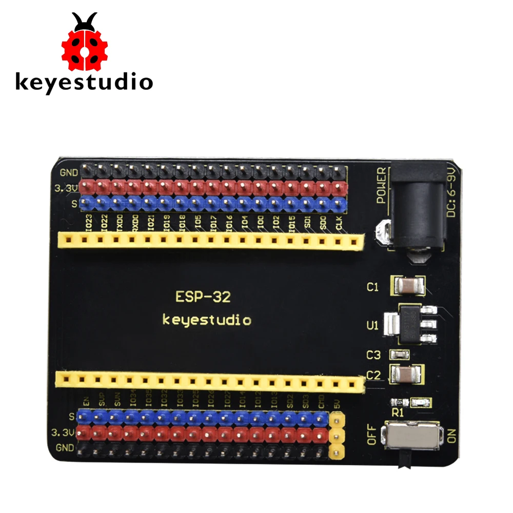 

Keyestudio ESP32-IO Shield for Arduino ESP32 Core Board