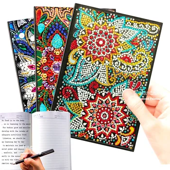 

DIY Diamond Painting Notebook Special Shaped A5 Diary Book Crystal Diamond Art Kits Mosaic Rhinestone Diamond Embroidery