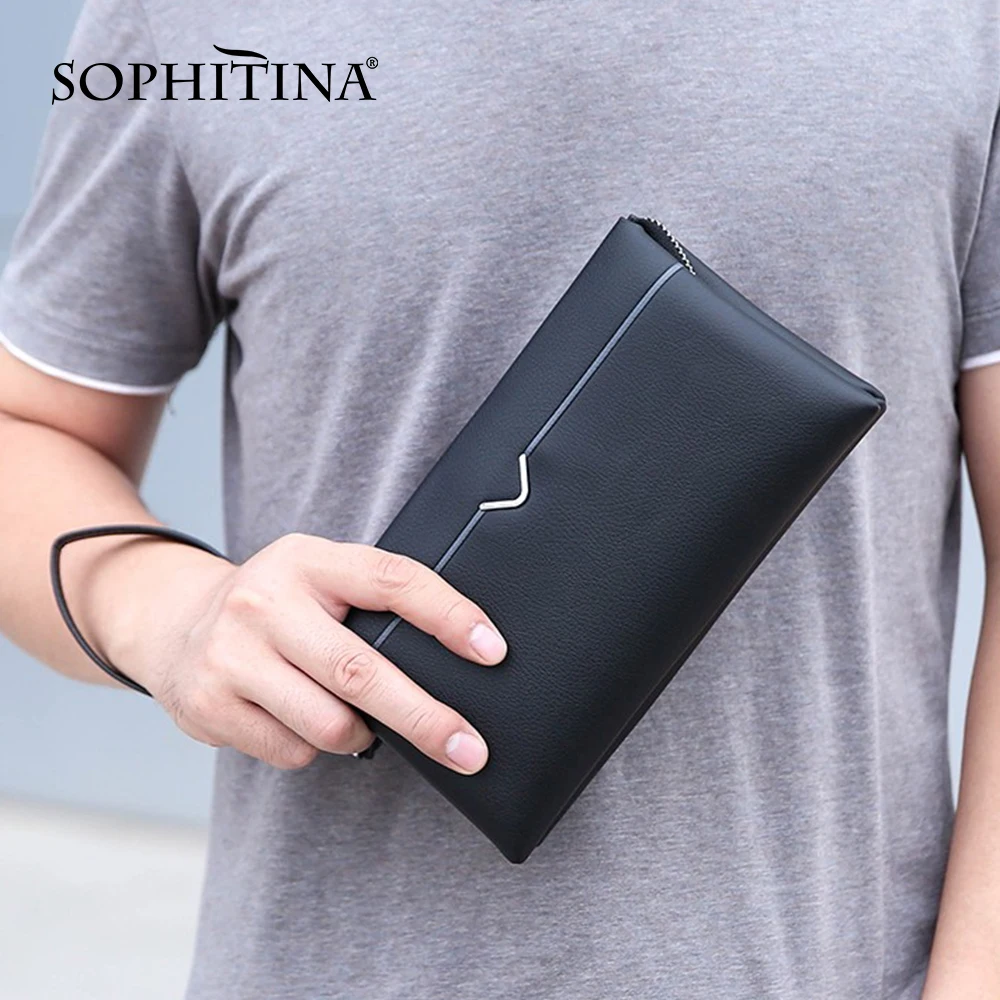 Портативные кошельки SOPHITINA для мужчин высококачественный материал
