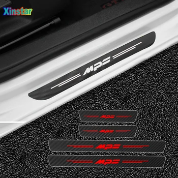 

4pcs MS Car Protector Door Sill Stickers For Mazda MPS