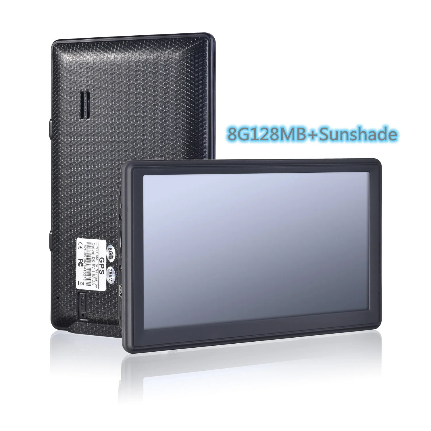 Автомобильная GPS-навигация HD экран 7 дюймов разрешение 800*480 8G128MB + солнцезащитный