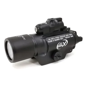 

Tactical X400 Red Laser Sight Light Gun Flashlight LED White Light / Red Laser / Laser Combo Fleshlight for Hunting