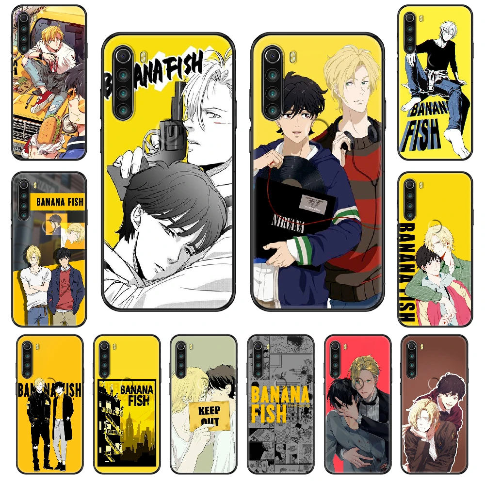 Anime Banana Fish Phone Case For Xiaomi Redmi Note S2 4 5 6 7 8 A S X Plus Pro Black Luxury Etui Silicone Bumper Pretty Cover 3d Phone Case Covers Aliexpress