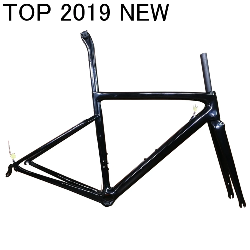 Clearance 2020 new taiwan T1000 Full carbon road SL6 frame V-brake& disc brake Racing carbon bike bicycle frame Light weight with logo 2