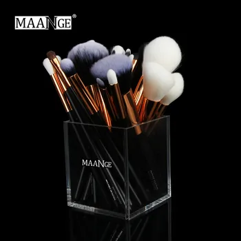 

Transparent Makeup Cosmetics Jewelry Organizer Clear Lipstick Cosmetic Brush Box Jewelry Necklace Nail Polish Earring Holder