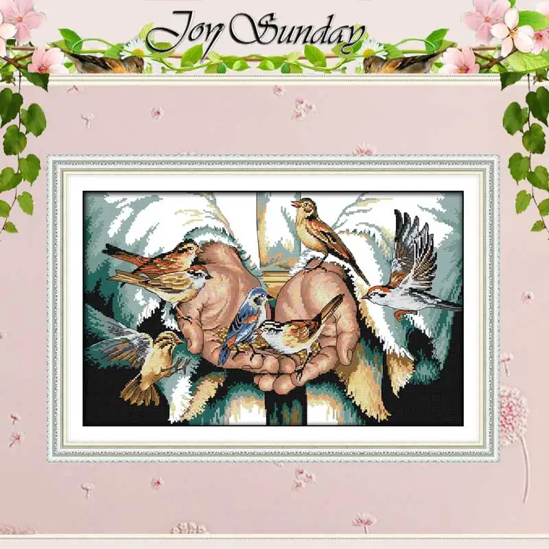 Набор для вышивки крестиком с любовью в руках|cross stitch set|cross 14ctstitching kit cross |