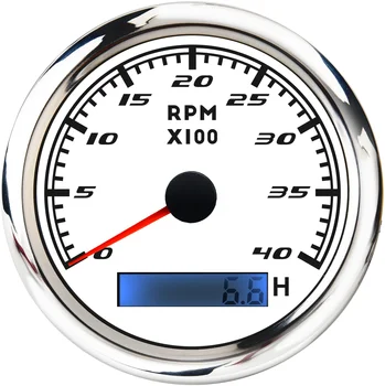 

8000 RPM Tachometer Gauge With LCD Display 3000 4000 6000 7000 RPM Tachometer Red Backlight 85mm Digital Tacho Meter