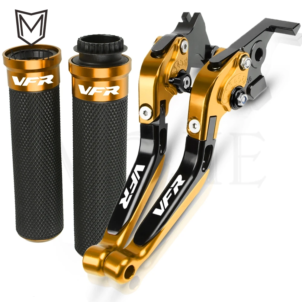 Gold Для Honda VFR750 VFR 750 VFR700F2 VFR750F VFR750R FH-FV RJ RL RC30 МОТОЦИКЛ ЧПУ Рычаги Тормозная система сцепления Руль управления для мотоциклов набор ручных ручек - Цвет: Gold