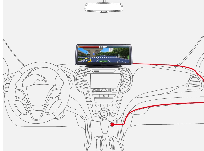 Автомобильный регистратор 8 дюймов 4G Android Автомобильная приборная панель DVR камера gps навигация ADAS 1080P двойной объектив Автомобильный видеорегистратор ночное видение WiFi