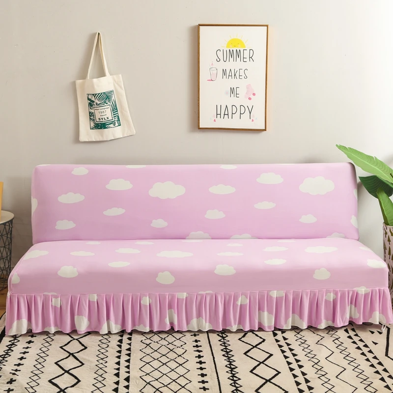 Yaapeet, эластичный чехол для дивана без подлокотника, раскладной диван-кровать, чехол для дивана, большой эластичный чехол, защитный чехол для дивана - Цвет: 20