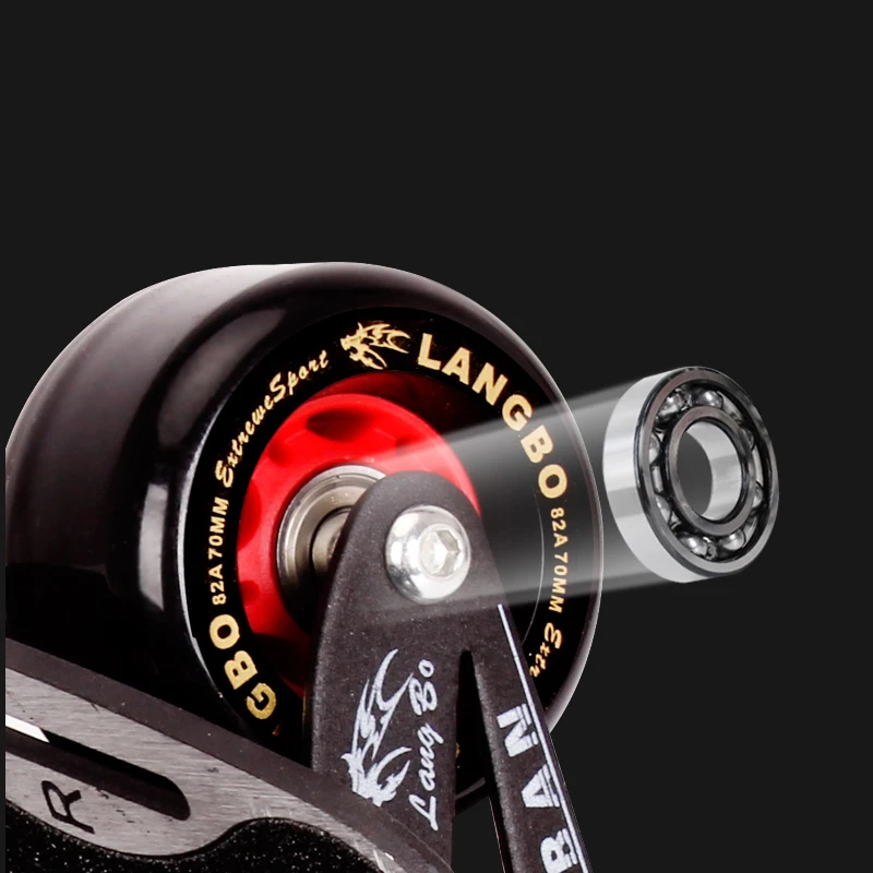 Skateboard Aluminium Alloy Mini Drift Short Board Roller 1 Pair