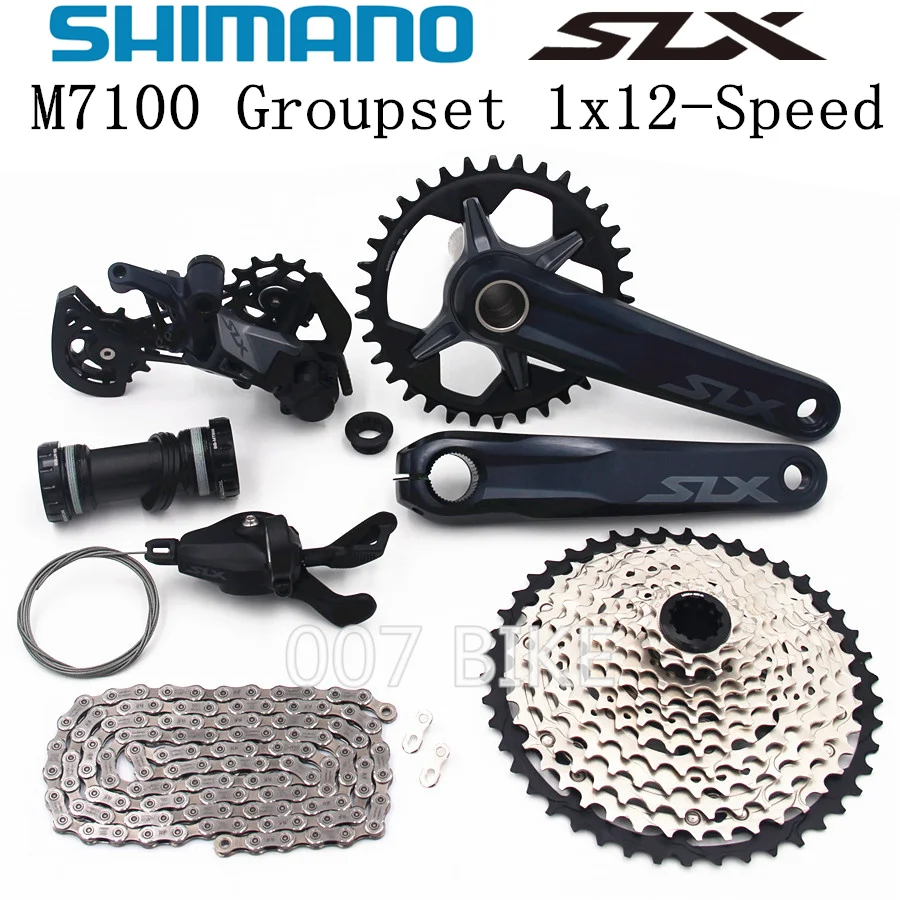 SHIMANO DEORE SLX M7100 Группа комплект 32T 34T 170 175 мм шатун горный велосипед Группа Комплект 1x12-Speed 10-51T M7100 задний переключатель