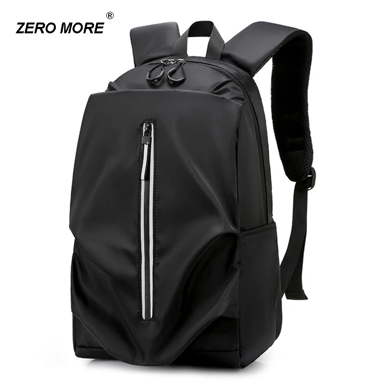 

New Men Backpack for 15.6 Inches Laptop Back Pack Large Capacity Student Backpacks Pleated Casual Reflective Stripe mochila