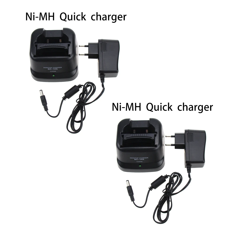 

2X Desktop Charger BC-146 for IC-35 IC-F21 IC-F3G IC-F218 IC-V8 Icom Two Way Radio