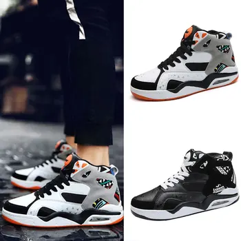 

Wholesale Men Basketball Shoes Sneakers Breathable Anti-slip Casual for Training Sports G66