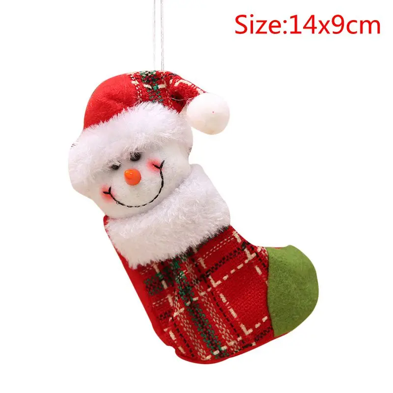 14x9cm Hoomall Санта-Клаус, лось, снеговик, игрушки, украшения для кукол, подвески на дверь, дерево, детский подарок, новогоднее, Рождественское украшение для дома - Цвет: 14x9cm