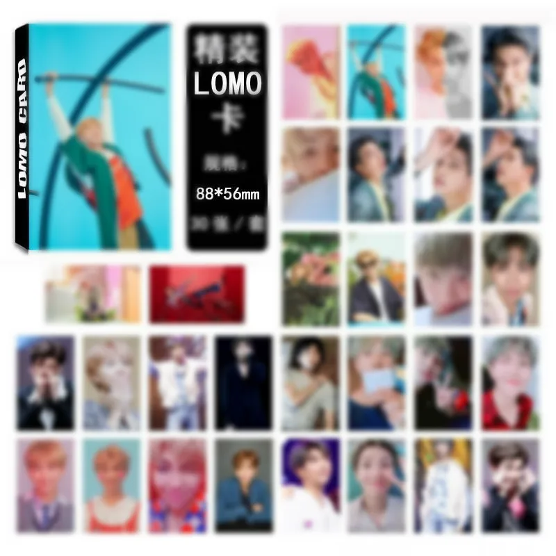 [MYKPOP]LOVE YOURSELF ANSWER LOMO Card Подарочная коробка 30 шт./компл. KPOP Fans Collection RM1 SA19052016|Наклейки|