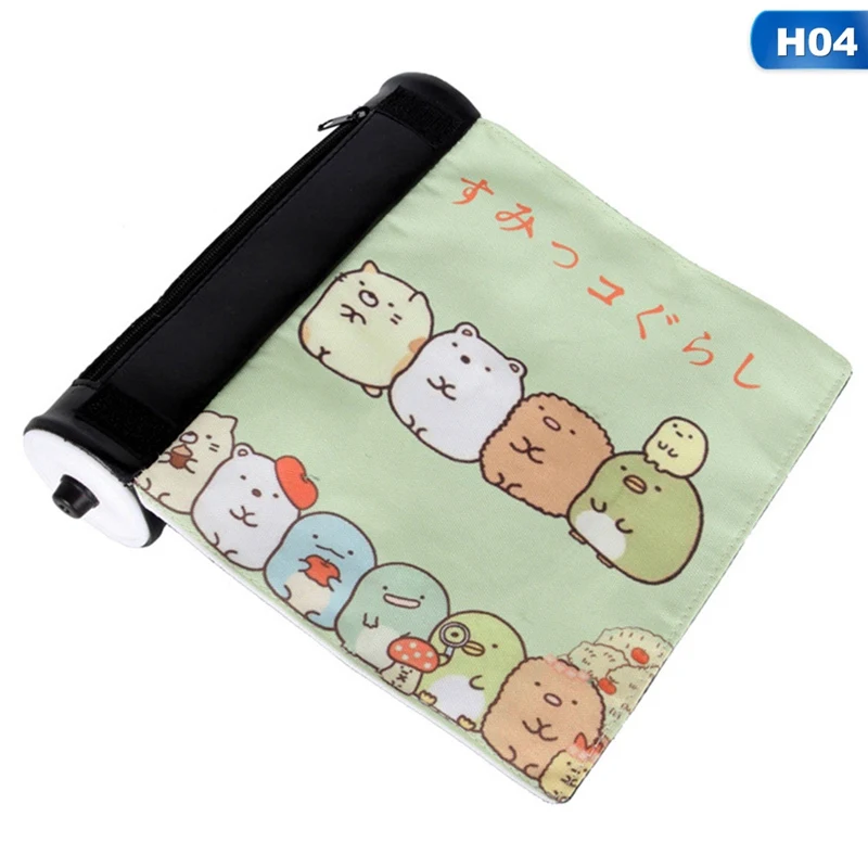 Высококачественный чехол-карандаш с логотипом аниме Sumikkogurashi, сумка для канцелярских принадлежностей для подростков и студентов, чехол-карандаш с вращающимся валом для мальчиков и девочек - Цвет: 04