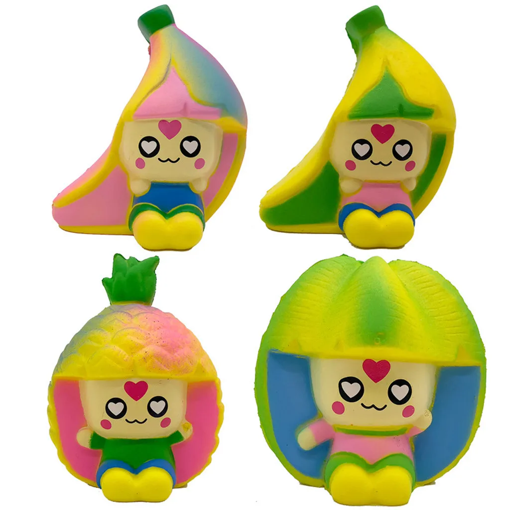 Mini Squishy Toy Slowly Rebounding Fruit is A Decompression Gift Designed For Children Squishi Stress Relief Toys Funny #SS | Игрушки и