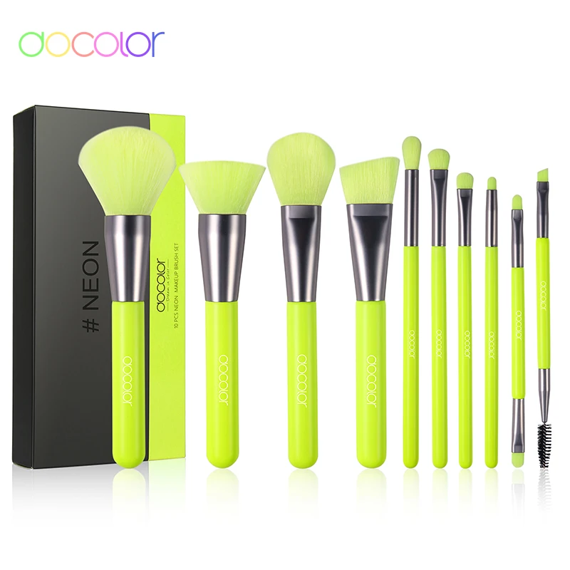 Makeup-Brush-Set Eyeshadow Foundation Face-Powder Blending Kabuki Docolor Christmas-Gift