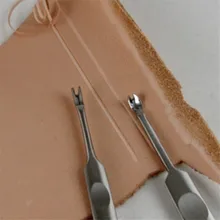 Инструменты для ремонта наручных часов DIY 2 шт. кожаный нож для резки резьбы розовый расширитель Филейный нож большое количество и небольшое количество