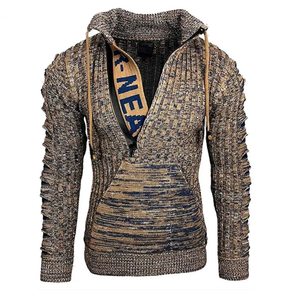 Sudaderas con capucha para hombre, suéter informal de manga larga, camisa de tendencia cálida gruesa, chaquetas tipo suéteres, cárdigan clásico, abrigo