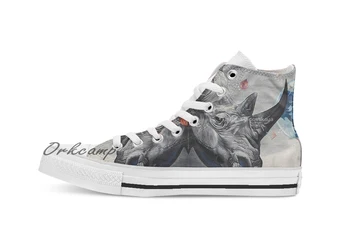 

Regards from Eternity Custom Casual High Top lace-up Canvas shoes sneakers Drop shipping